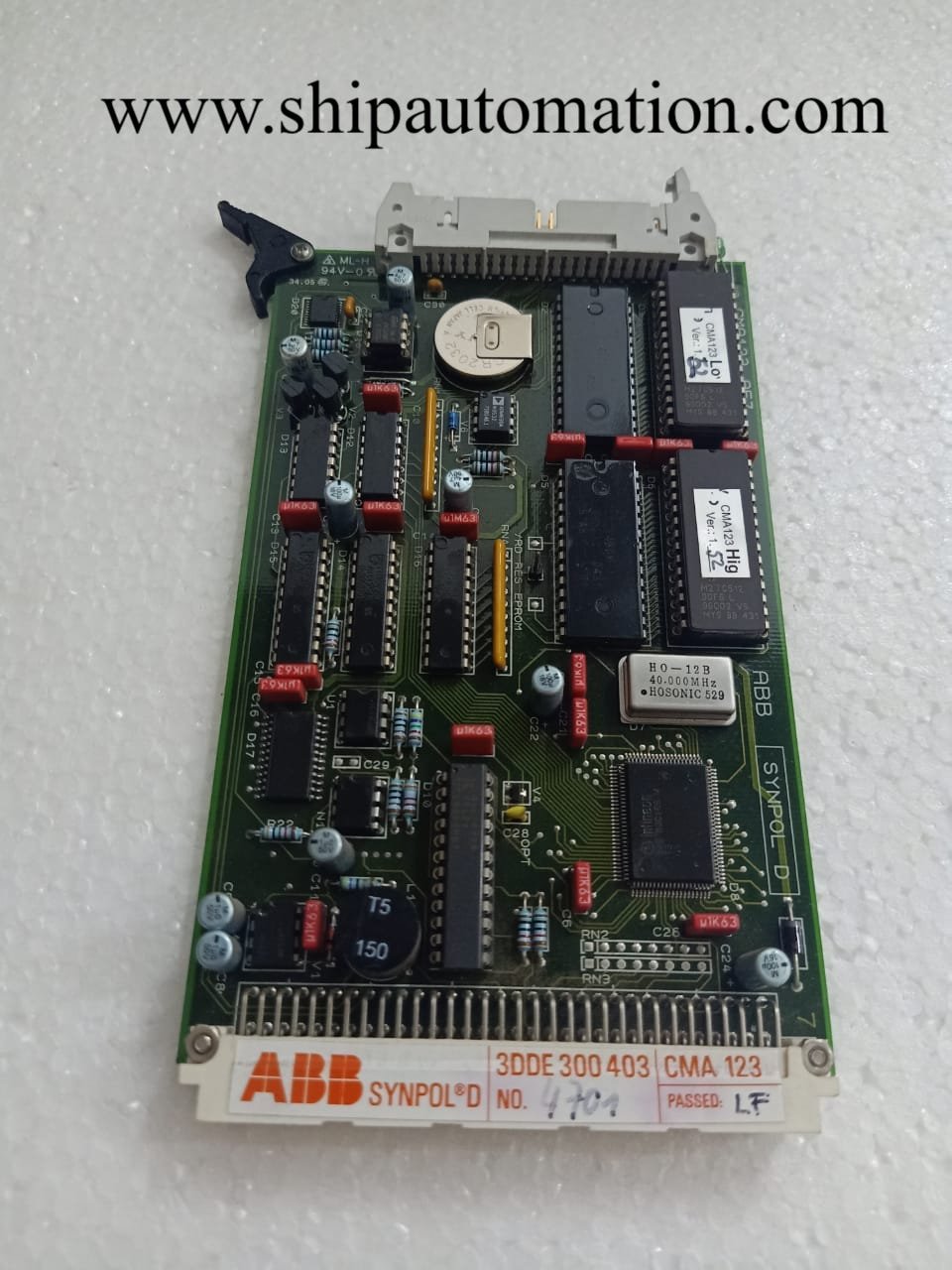 ABB synpol D CMA 123 (P/N : 3DDE 300 403)