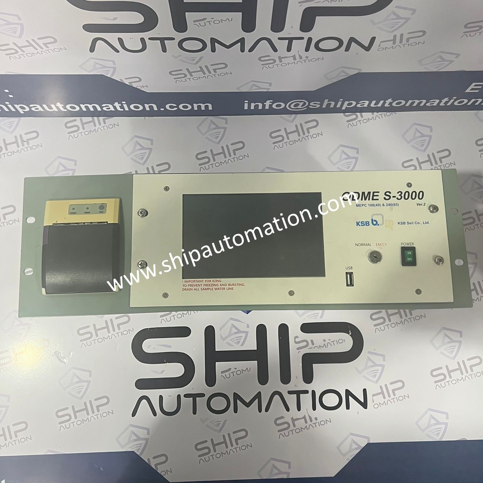 Ksb Seil Co. Ltd S-3000 VER.2 | Oil Discharge Monitoring System