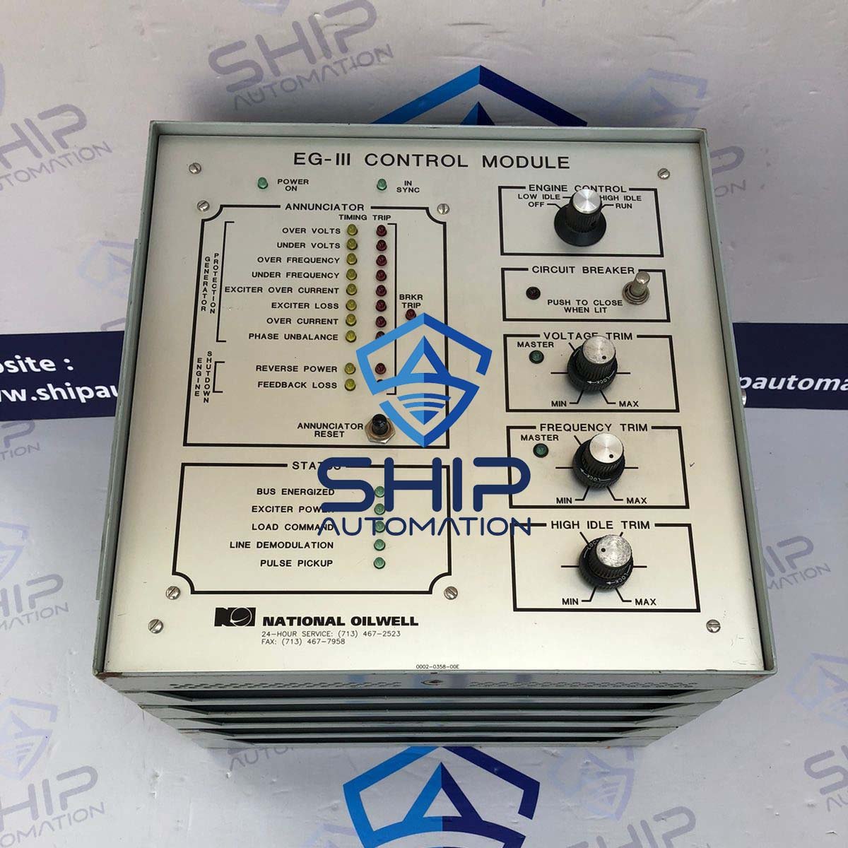 National Oilwell Varco EG-III |	Control Module