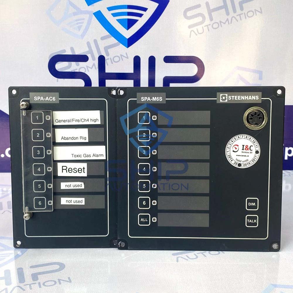 Zenitel Marine SPA-M6S/AC6 | Alarm Panel