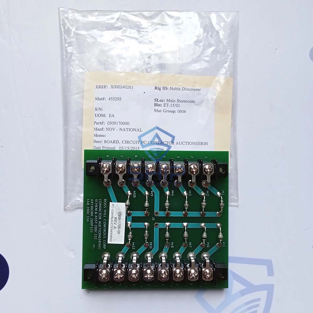 Ross Hill Controls 0509-1700-00 | Circuit PC-Contactor Auctioneerin Board (200C332)