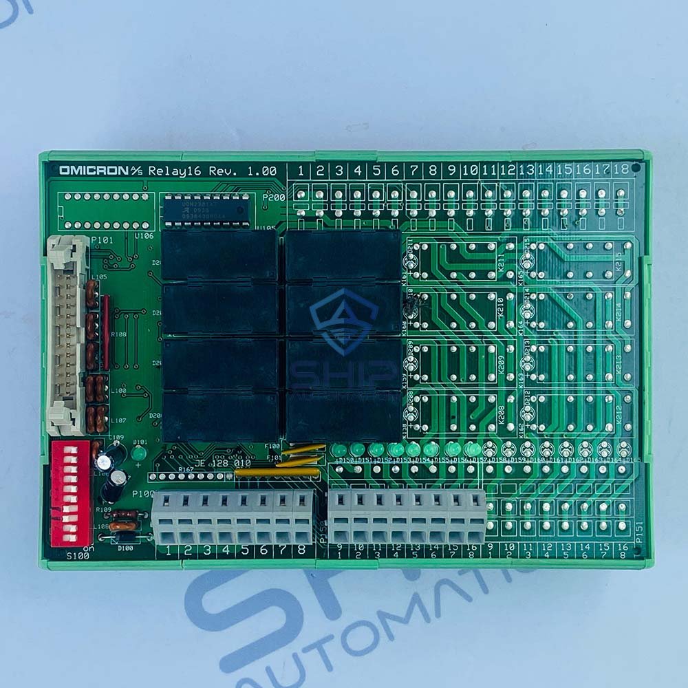 Omicron JE 128 010 | Relay 16 PCB