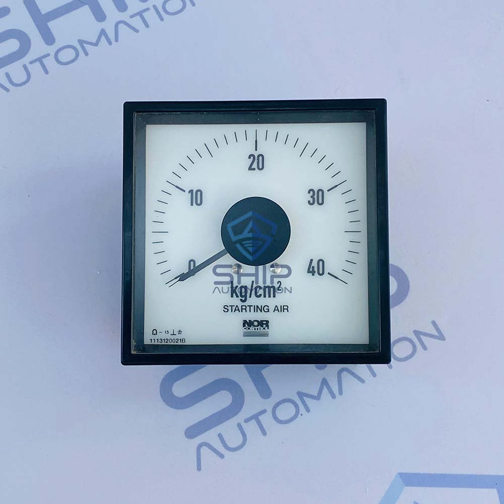 Deif/Nor Control DLQ96-PC-NB | Starting Air Meter (0-40 KG/CM2)