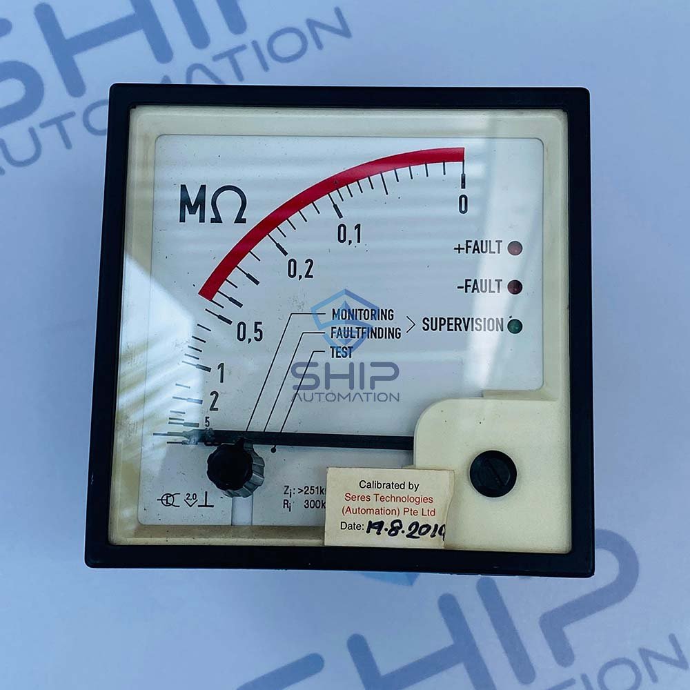 Deif SIM-Q | Mega OHM Meter (∞-10 To 0 ΩM)
